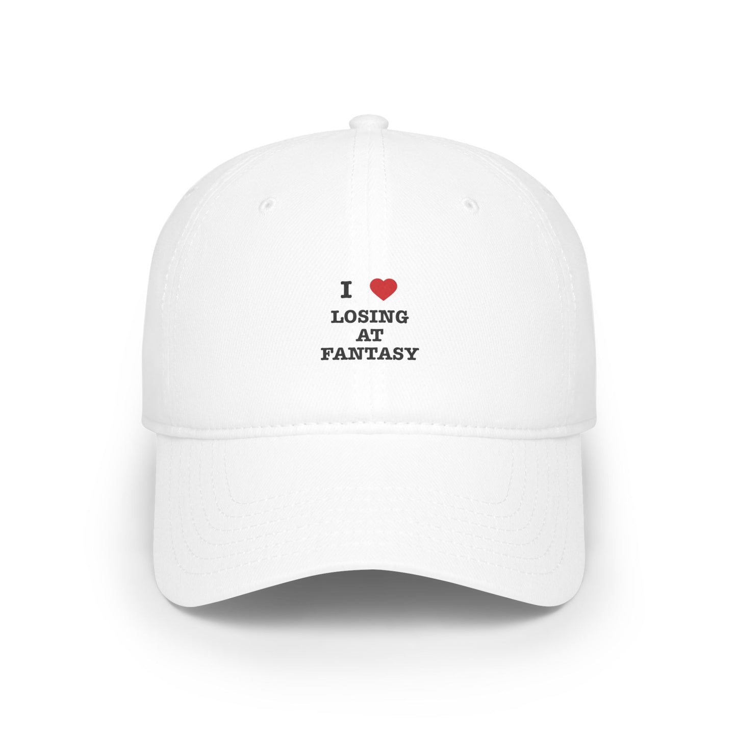 I Love Losing in Fantasy Baseball Cap | Funny Fantasy Football Hat