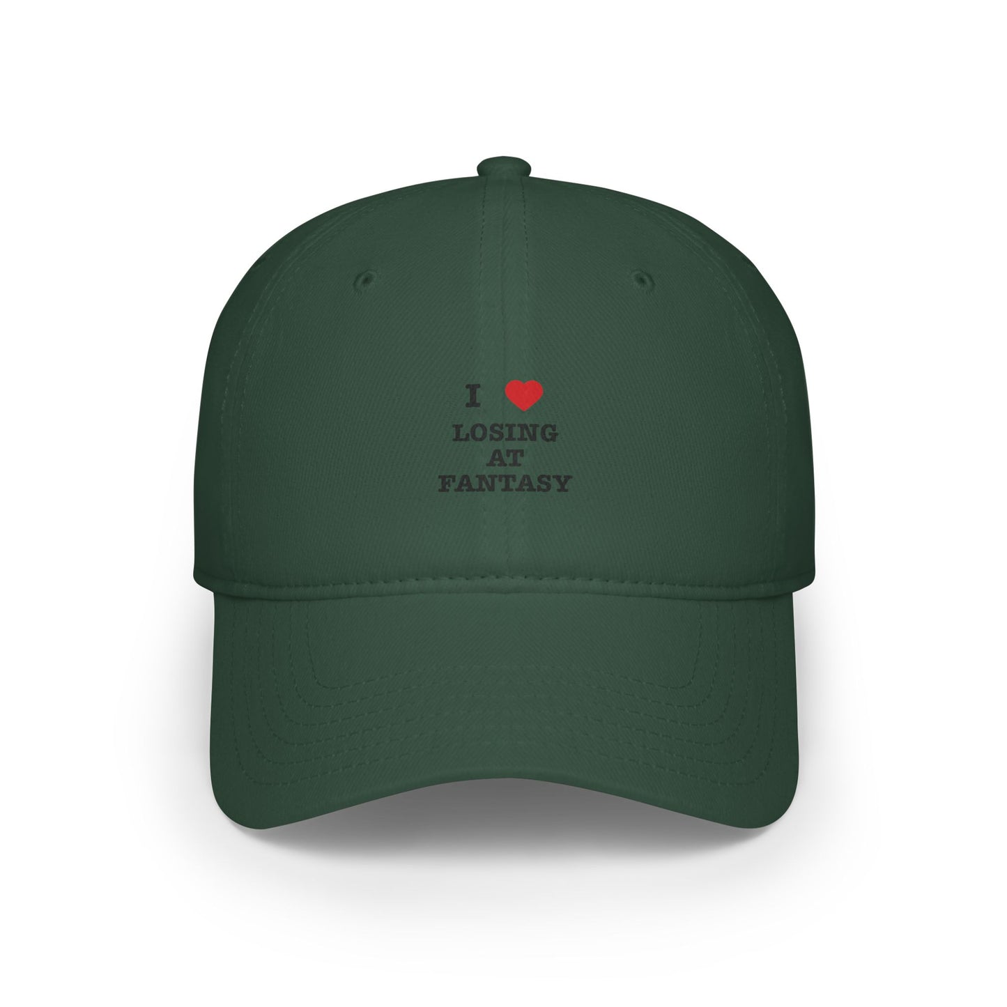 I Love Losing in Fantasy Baseball Cap | Funny Fantasy Football Hat