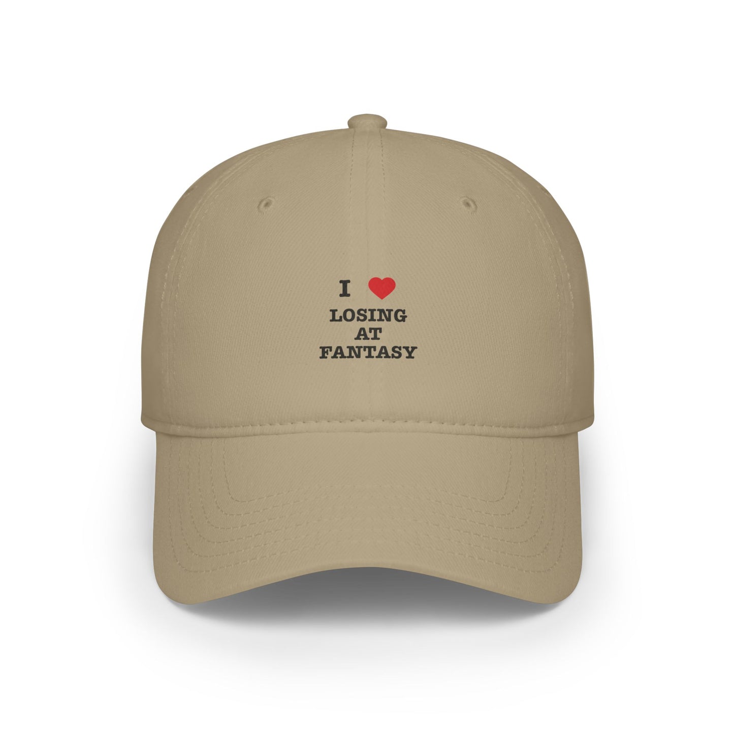 I Love Losing in Fantasy Baseball Cap | Funny Fantasy Football Hat