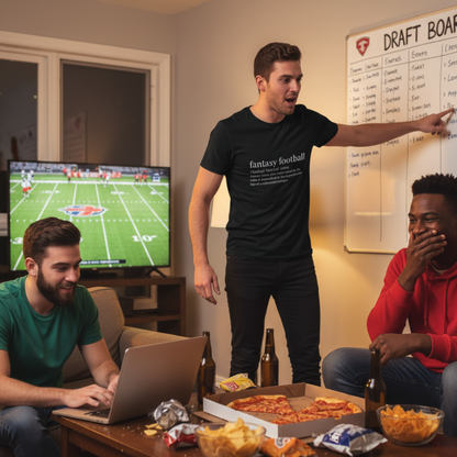 "Fantasy Football Definition" Funny Fantasy Football T-Shirt