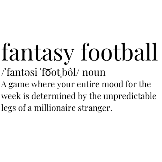 "Fantasy Football Definition" Funny Fantasy Football T-Shirt