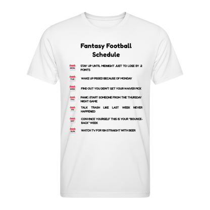 "Fantasy Football Schedule" Funny Fantasy Football T-Shirt