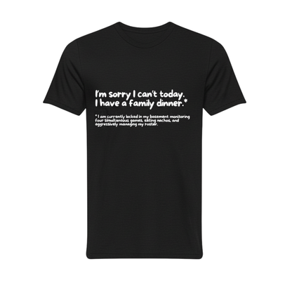 "Funny Excuse" Fantasy Football T-Shirt
